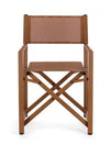Bizzotto Sedia da giardino pieghevole Taylor Pecan Marrone