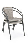 Bizzotto Sedia da giardino Ripley Cappuccino