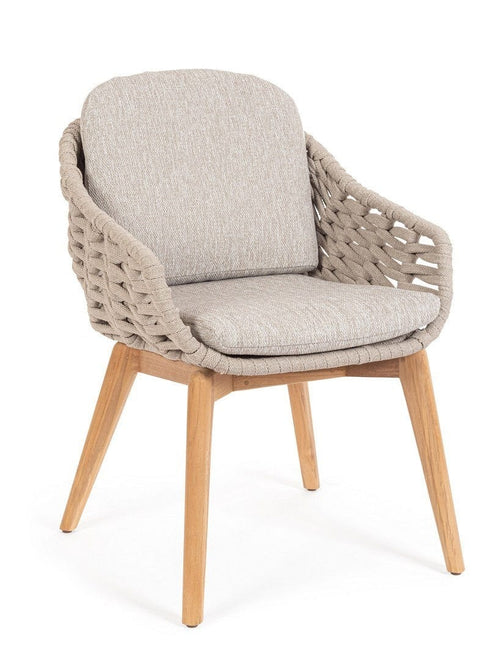 Bizzotto Sedia da giardino Tamires Beige