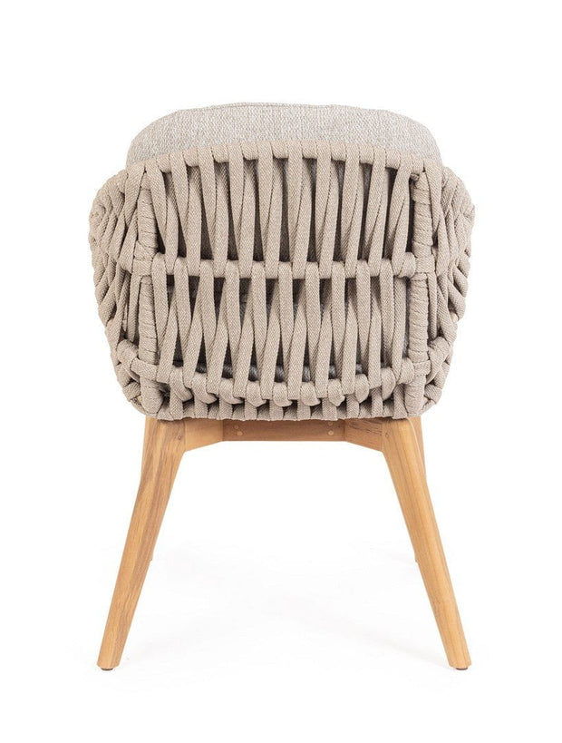 Bizzotto Sedia da giardino Tamires Beige