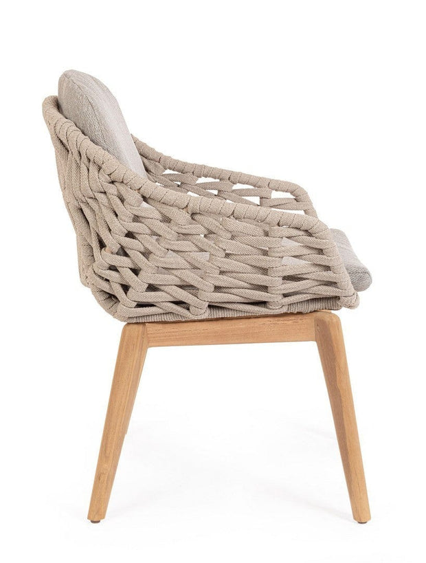 Bizzotto Sedia da giardino Tamires Beige