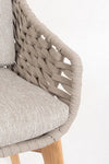 Bizzotto Sedia da giardino Tamires Beige