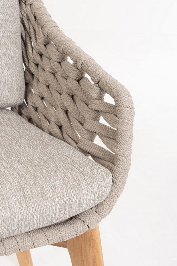 Bizzotto Sedia da giardino Tamires Beige