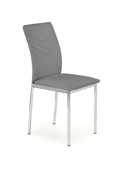 Sedia da pranzo in ecopelle K137 Grigio