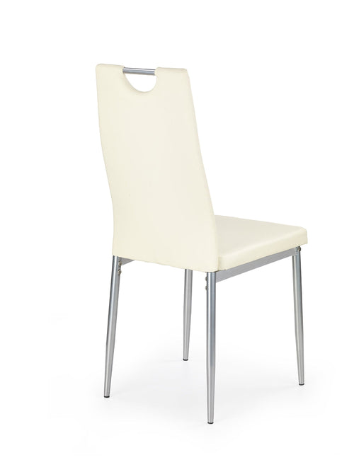 Sedia da pranzo in ecopelle K202 Crema (1)
