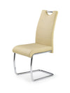 Sedia da pranzo in ecopelle K211 Beige