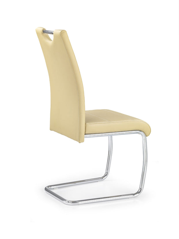 Sedia da pranzo in ecopelle K211 Beige (1)