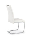 Sedia da pranzo in ecopelle K211 Bianco (1)