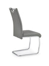 Sedia da pranzo in ecopelle K211 Grigio (1)