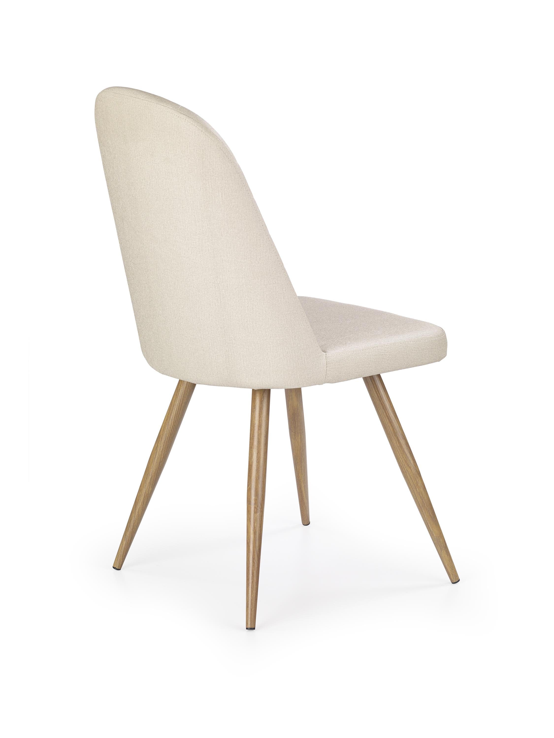 Sedia da pranzo in ecopelle K214 Crema (1)