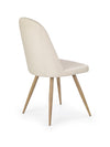 Sedia da pranzo in ecopelle K214 Crema (1)