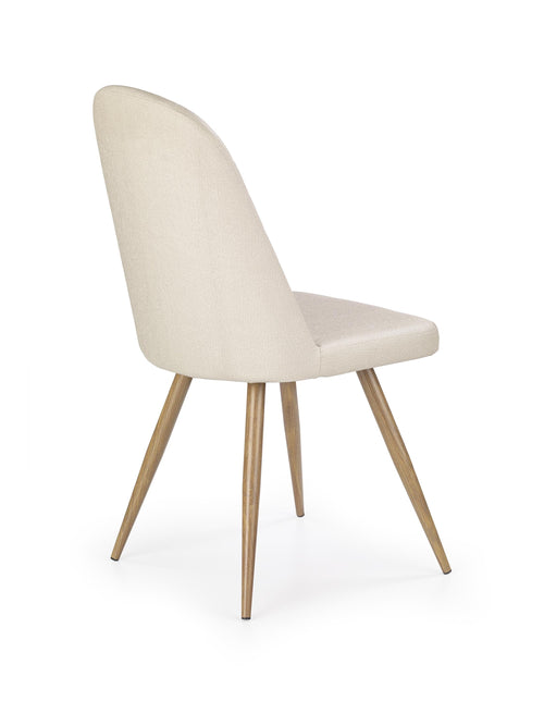 Sedia da pranzo in ecopelle K214 Crema (1)