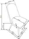 Sedia da pranzo in ecopelle K214 Crema (2)