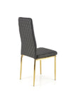 Sedia da pranzo in ecopelle K501 Nero (4)
