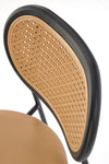 Sedia da pranzo in ecopelle K524 Marrone (6)