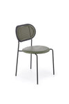 Sedia da pranzo in ecopelle K524 Verde (4)