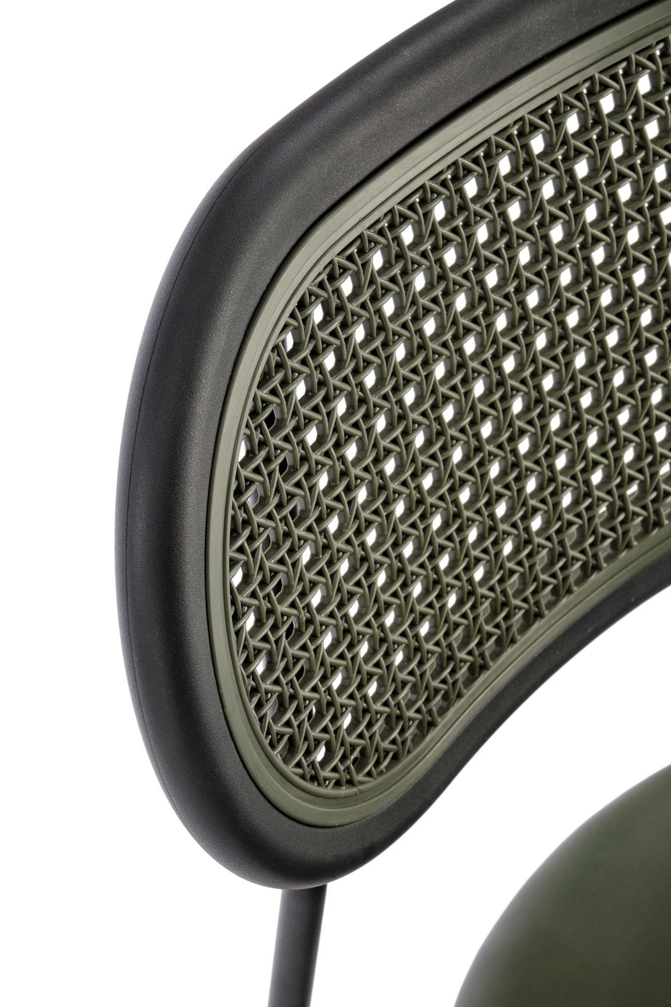 Sedia da pranzo in ecopelle K524 Verde (7)