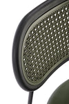 Sedia da pranzo in ecopelle K524 Verde (7)