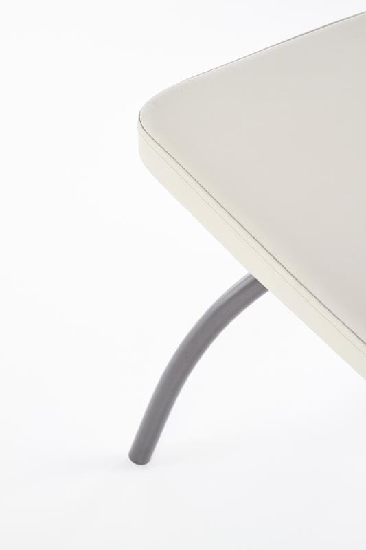 Sedia da pranzo in Ecopelle Kai-298 Grigio (6)