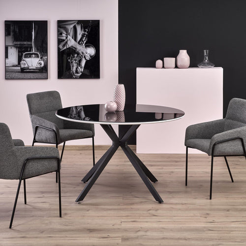 Sedia da pranzo in Ecopelle Kai-333 Grigio (1)