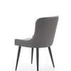 Sedia da pranzo in Ecopelle Kai-333 Grigio (4)