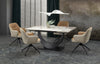 Sedia da pranzo in Ecopelle Kai-527 Beige (2)