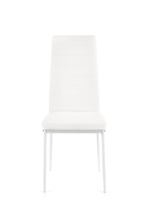 Sedia da pranzo in Ecopelle Kai-70 Bianco (1)