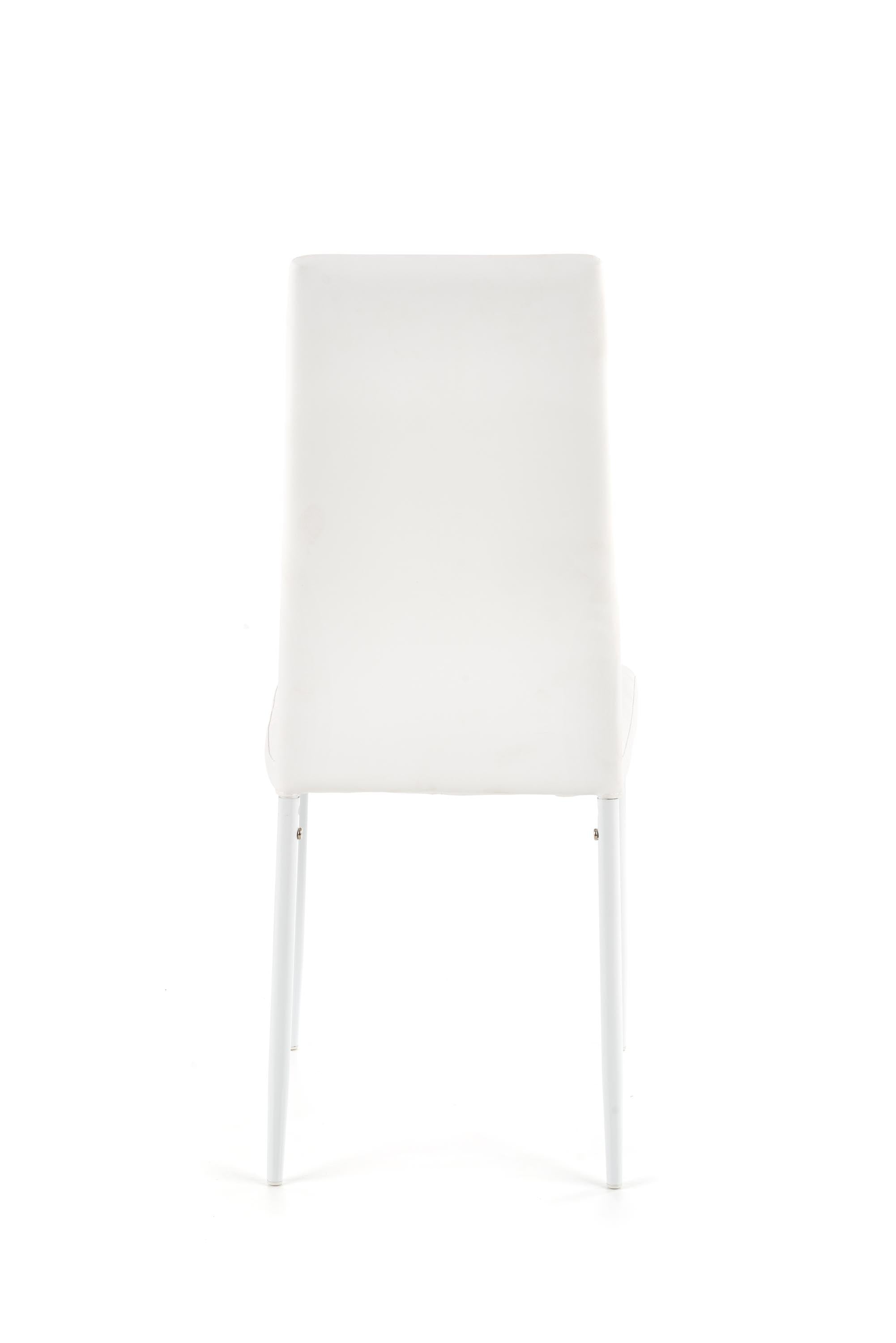 Sedia da pranzo in Ecopelle Kai-70 Bianco (4)