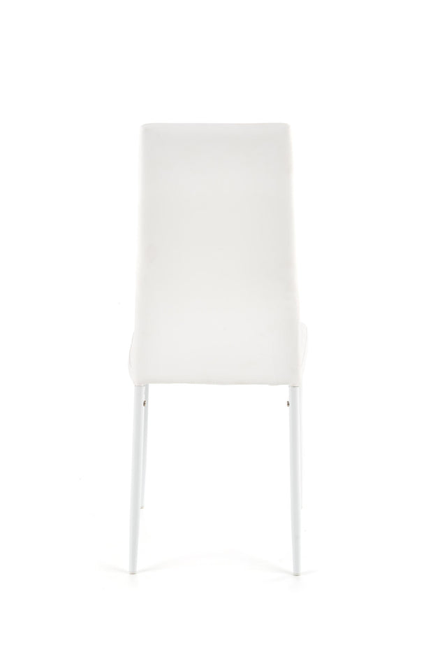 Sedia da pranzo in Ecopelle Kai-70 Bianco (4)