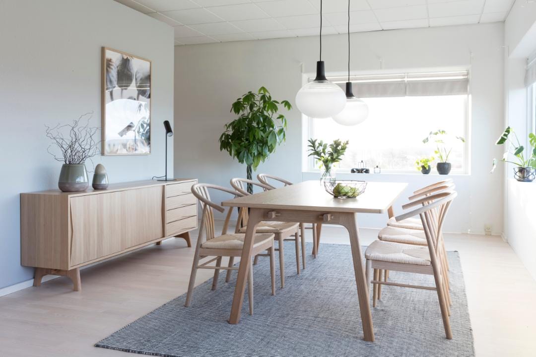 Actona Sedia da pranzo in legno I_York Bianco