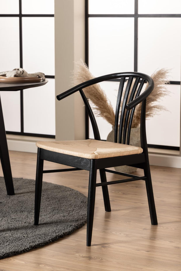 Actona Sedia da pranzo in legno I_York Bianco