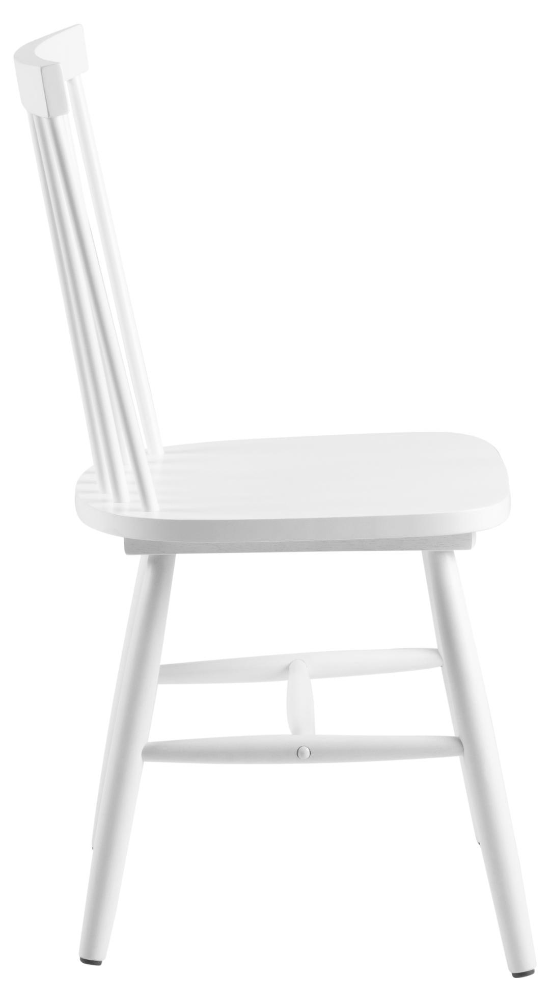 Actona Sedia da pranzo in legno Riano Bianco
