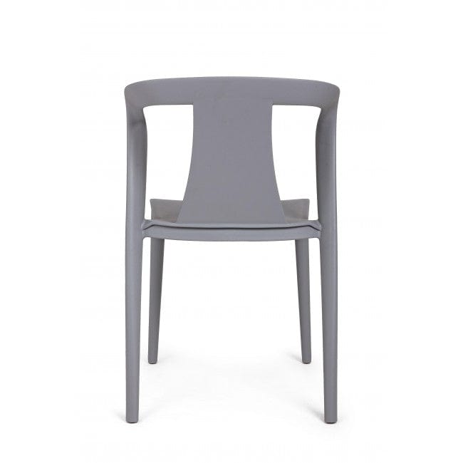Sedia da pranzo in plastica Alyssa Grigio (2)