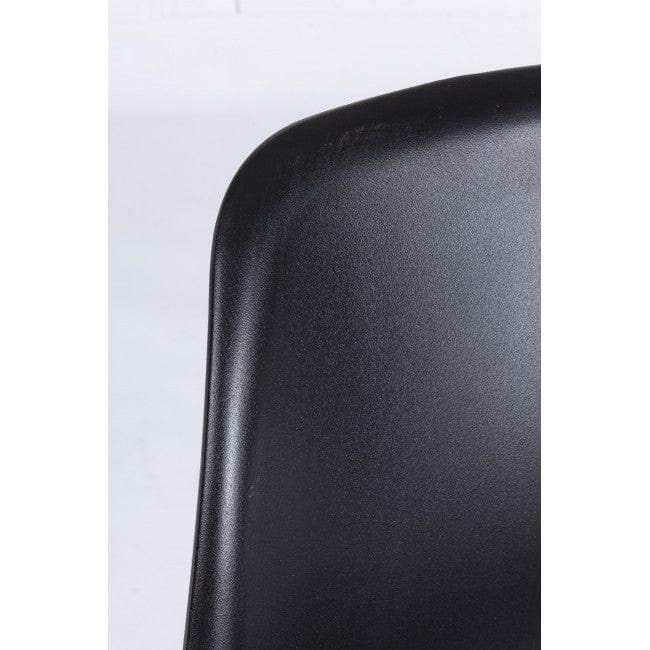 Sedia da pranzo in plastica Anastasia Nero (2)