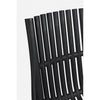 Sedia da pranzo in plastica Cassandra Nero (1)