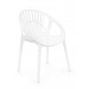 Sedia da pranzo in plastica Cassiopea Bianco