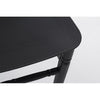 Sedia da pranzo in plastica Harris Nero (5)