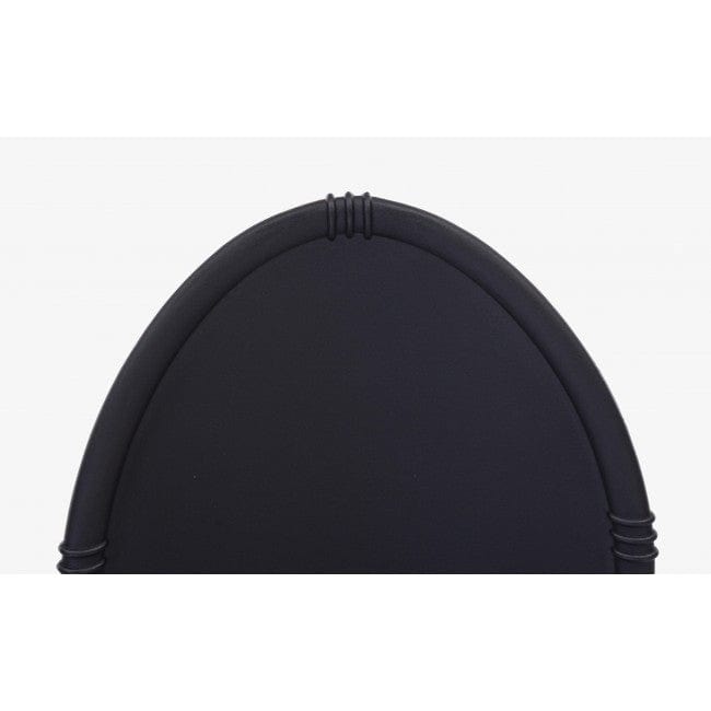 Sedia da pranzo in plastica Harris Nero (6)