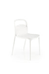Sedia da pranzo in plastica K490 Bianco
