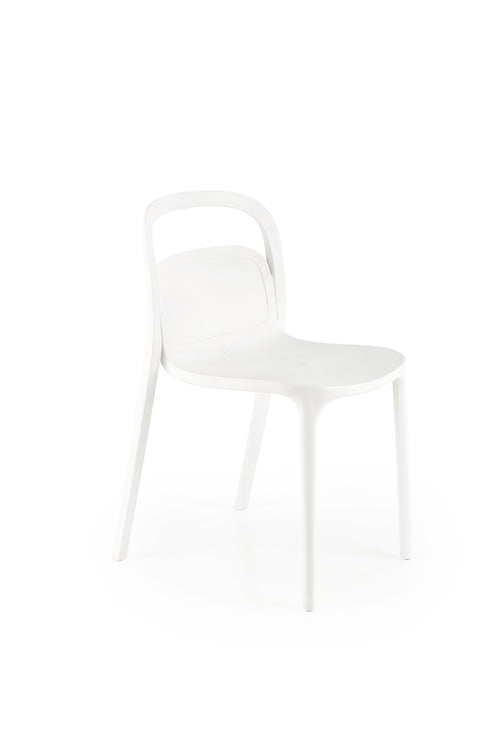 Sedia da pranzo in plastica K490 Bianco