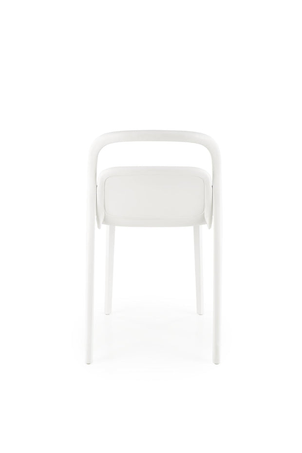 Sedia da pranzo in plastica K490 Bianco (1)