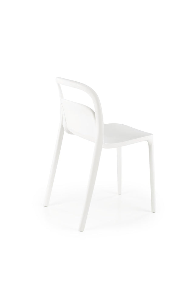 Sedia da pranzo in plastica K490 Bianco (5)