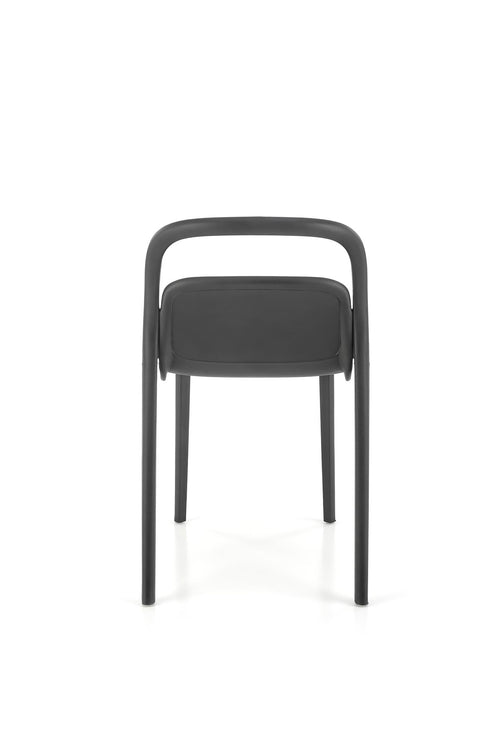 Sedia da pranzo in plastica K490 Nero (1)