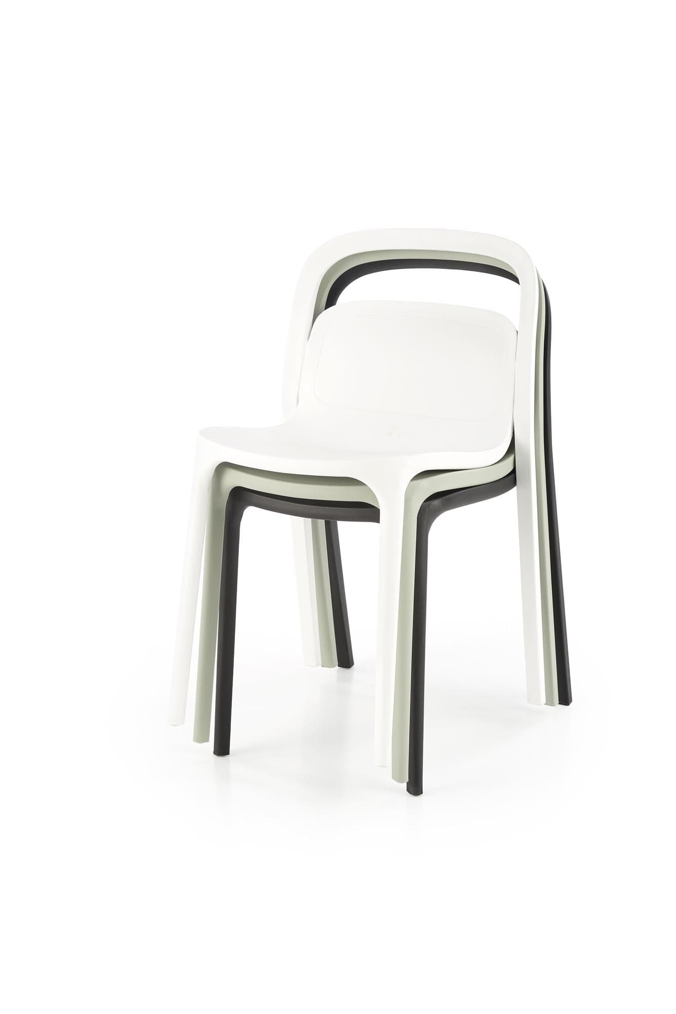 Sedia da pranzo in plastica K490 Nero (2)