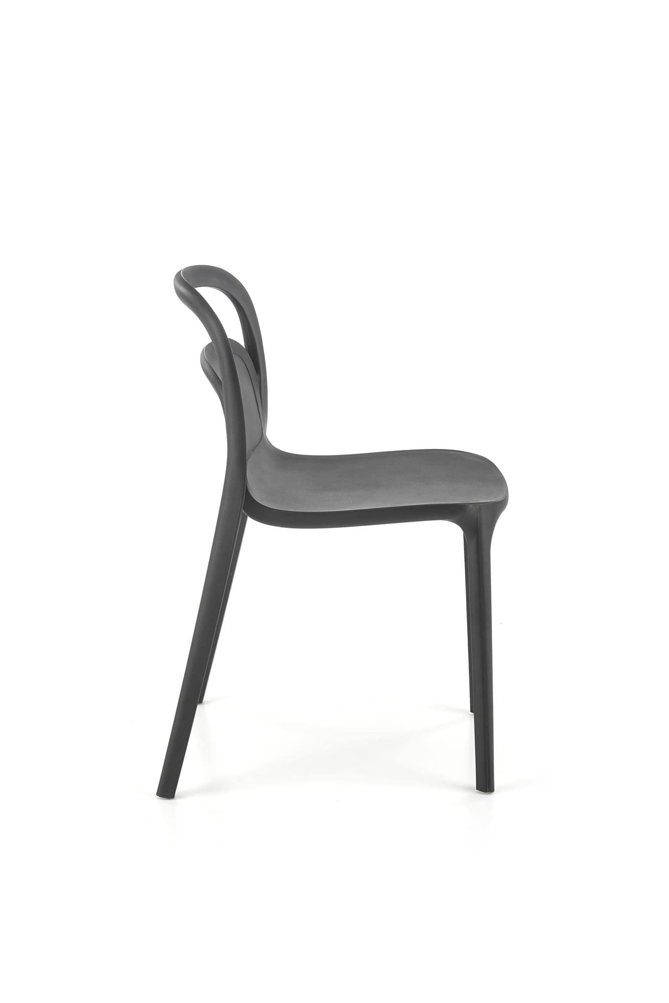 Sedia da pranzo in plastica K490 Nero (4)