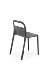 Sedia da pranzo in plastica K490 Nero (5)