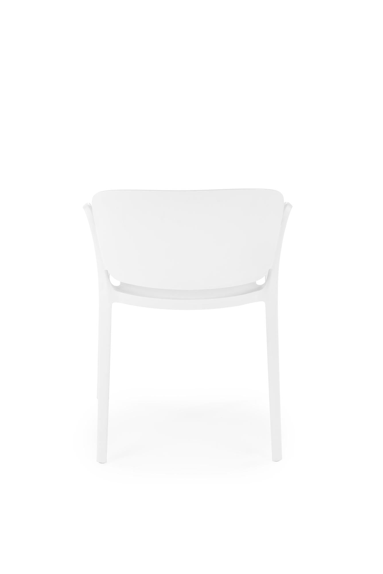 Sedia da pranzo in plastica K491 Bianco (1)