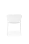 Sedia da pranzo in plastica K491 Bianco (1)