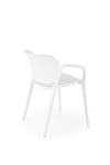 Sedia da pranzo in plastica K491 Bianco (5)