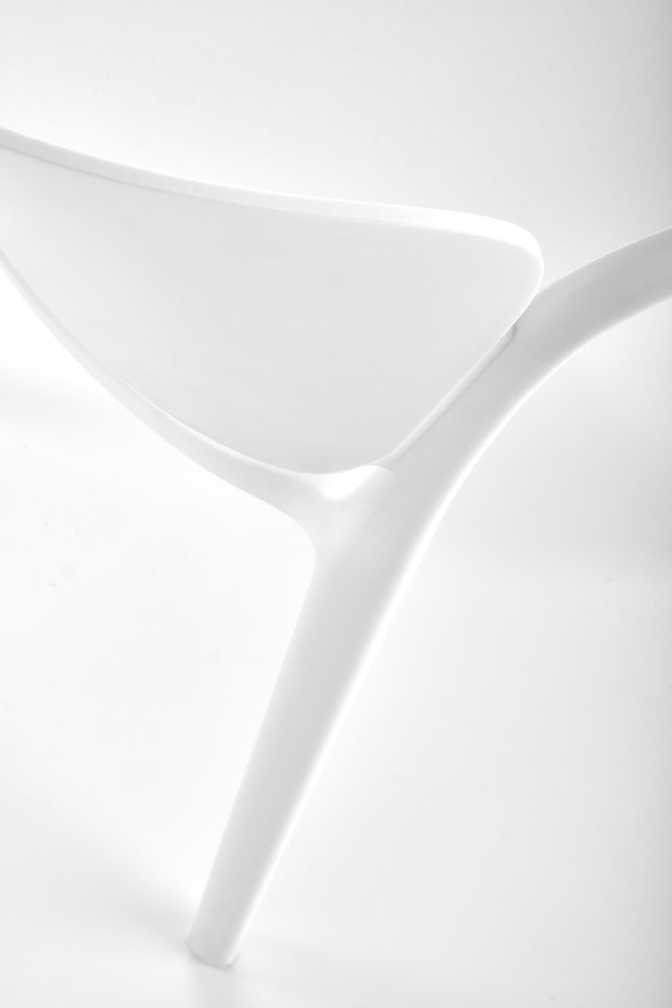 Sedia da pranzo in plastica K491 Bianco (6)